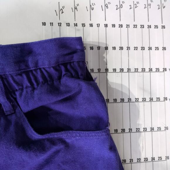 Vintage 80s Don't Stop Baggy Jeans Womens Womens L Purple Loose Retro Skater - Picture 7 of 8